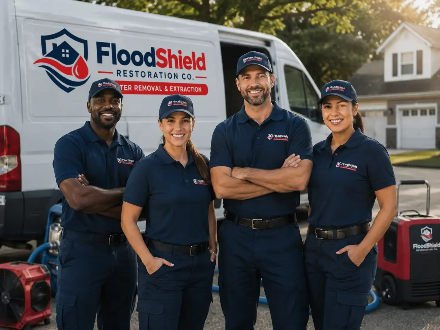Flood Damage Restoration company in Fort Lee, VA